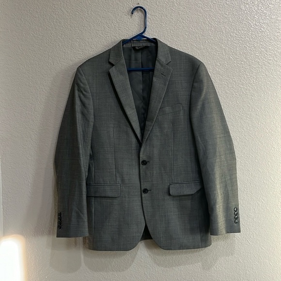 Jos. A. Bank Men’s Slim Fit Sport Coat Blazer Gray Size 40R Travelers Collection - Picture 1 of 13